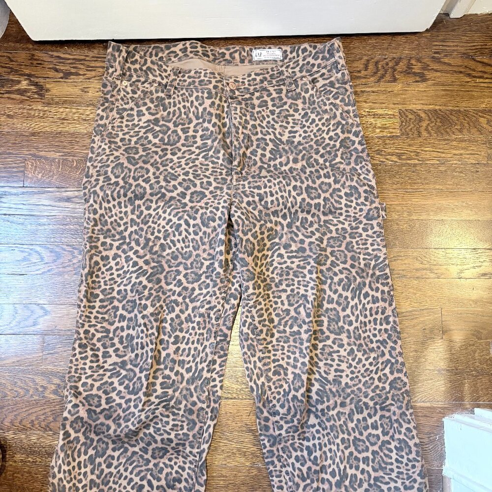 Gap Leopard Print Jeans